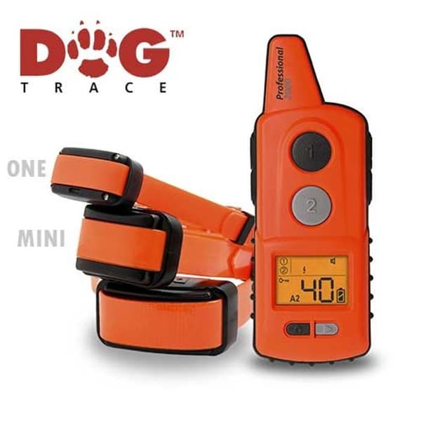 Dogtrace PRO - Professionell träningshalsband för professionell eller sportig användning med lång räckvidd 2 kilometer, Colo