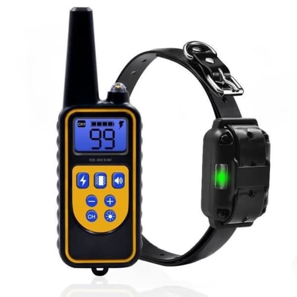 DRESSAGE-BAGUETTE COLLAR DRESSAGE Vattentålig laddningsbar elhalsband för hund upp till 800 m med skärm