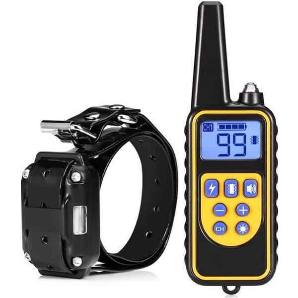 Dressyrhalsband - DRESSYRARE - 880m - Vattentät - Justerbar - LCD