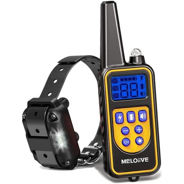 Laddningsbart Dressyrhalsband för Hundar IP67 Vattentåligt med en Räckvidd på 800m och 99 Nivåer av Vibrations- och Stötläge A290
