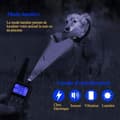 Miniatyrbild 3 av 4: Laddningsbar hundträningshalsband med IP67 vattentålig, räckvidd på 800m, 99 vibrationslägen, stötfunktion, ANTI-BARK-halsband