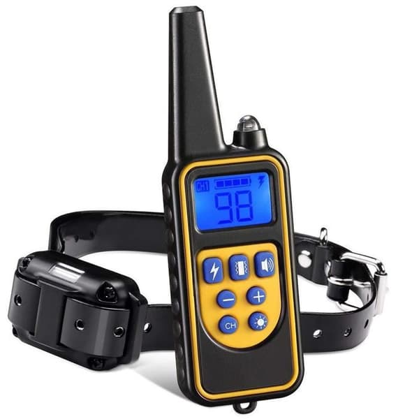 Dressyrhalsband - Noname - 800m - Vibration/Chock/Ljud - IPX67 - Uppladdningsbar USB