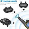 Miniatyrbild 2 av 4: Hundträningshalsband Uppladdningsbart och IP67 vattentätt med 99 vibrationsnivåer, elektrisk stöt, ljudläge