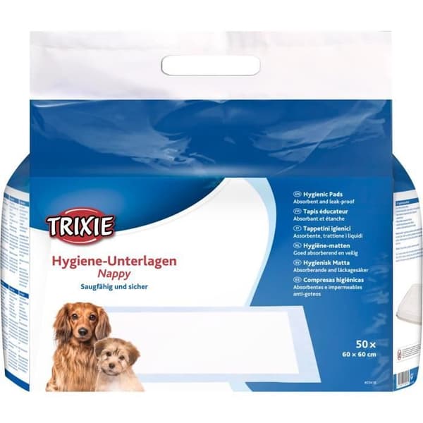 TRIXIE Bletræningsmåtte - 60 × 60 cm - 50 stk.