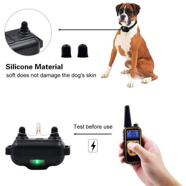 Hundträning halsband, hundskall halsband med vibrations- och ljudläge fjärrstyrt för hundträningsapparat för