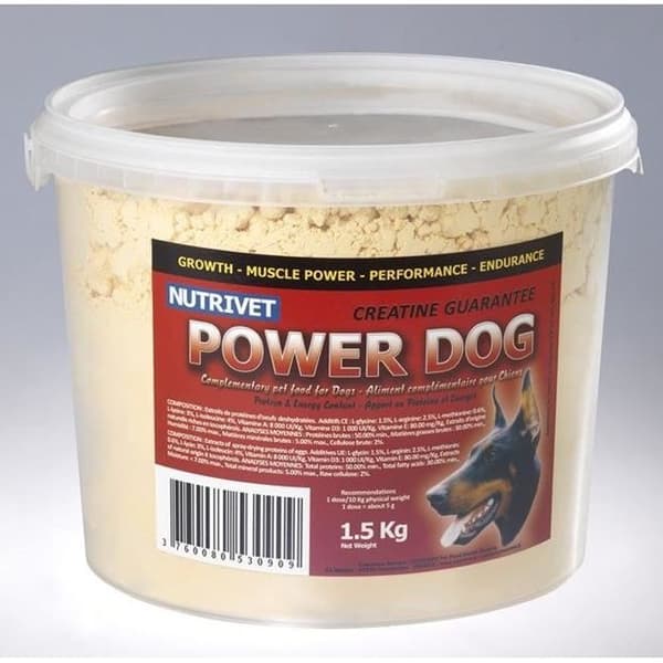 POWER DOG Fodertillskott för atletiska hundar 1,5 kg