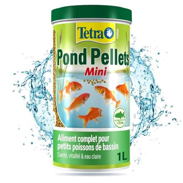 Tetra Pond Pellets Mini - Fullfoder i granulat för dammfisk - 1L