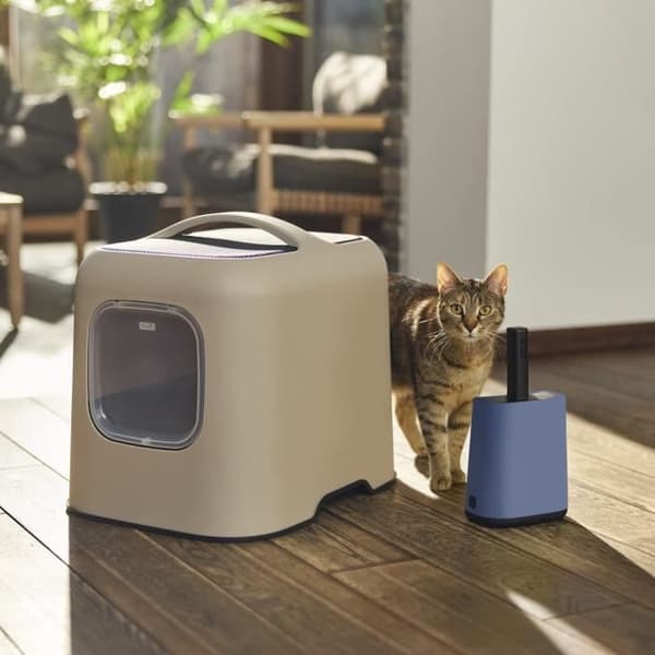 Kissanhiekkakauha ROTHO MYPET BIALA -tuella - Horizon Blue
