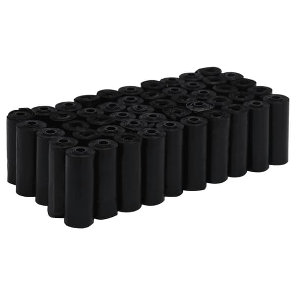 vidaXL Hundbajspåsar 750 st svart 30x20 cm PE