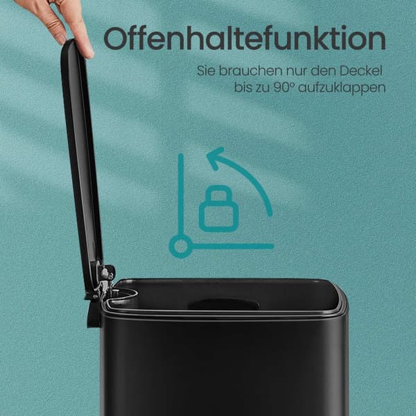 Pedal Bin - Kök Prullen Bin 30 liter, hygienisk design