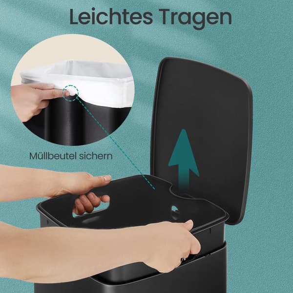 Pedal Bin - Kök Prullen Bin 30 liter, hygienisk design