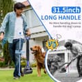Miniatyrbild 5 av 6: OBOSOE Hopfällbar hundbajsklämma – 45 cm bajsplockare för hem och utomhus