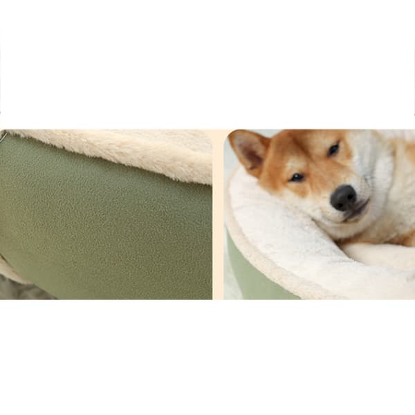 INF Semsket flannell Nest Hundeseng Kjæledyrseng Mat