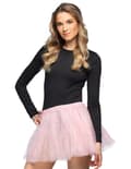 Miniatyrbild 2 av 2: Glittrig rosa tutu dam.Size-One size