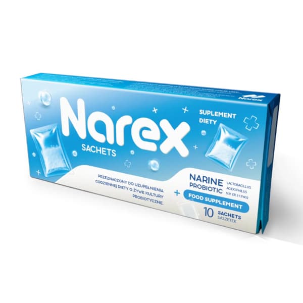 Narex-pussit Probiootti Narine 200 mg 10 pussia