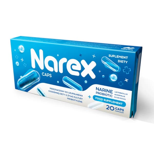 Narex Caps Probiootti Narine 180 mg 20 kapselia