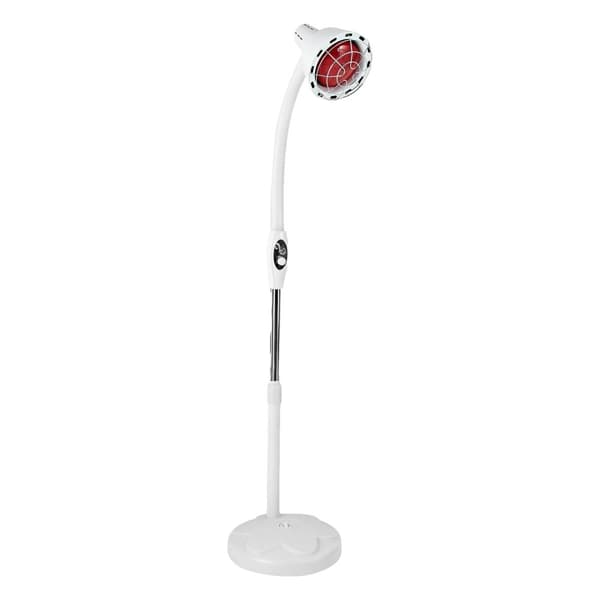 Infrarød terapeutisk lampe, justerbar temperatur, 275W, indendørs brug,HVID