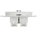 Miniatyrbilde 5 av 6: ELKO One modularuttak 2x8 kat6 UTP 1xF/IEC Renhvit