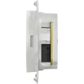 Miniatyrbilde 3 av 6: ELKO One modularuttak 2x8 kat 6 UTP LSA Renhvit