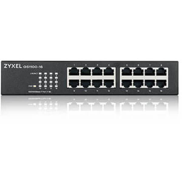 Zyxel GS1100-16 16 port Gigabit Unmanaged Switch v3