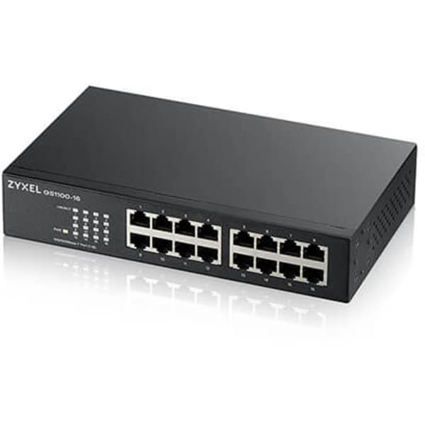 Zyxel GS1100-16 16 port Gigabit Unmanaged Switch v3
