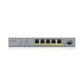 Miniatyrbilde 3 av 3: Zyxel GS1350-6HP, 6Port managed CCTV PoE 60W, 802.3BT
