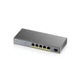 Miniatyrbilde 1 av 3: Zyxel GS1350-6HP, 6Port managed CCTV PoE 60W, 802.3BT