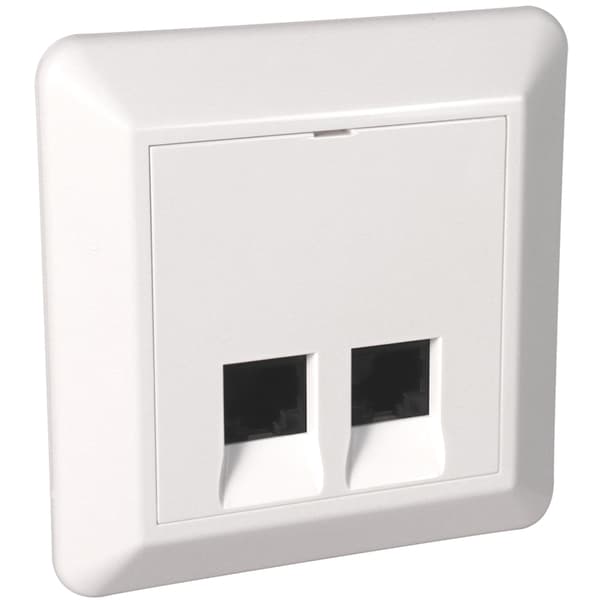Modulærkontakt 2xKat.6 UTP Innfelt NCS