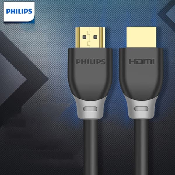Philips hdmi hdmi kabelanslutningskabel bildskärm TV dator projektor set top box 4k videokabel 2m
