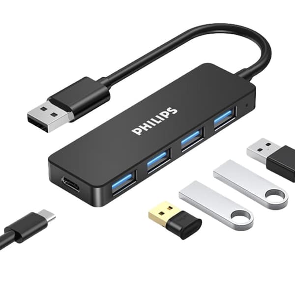 Philips USB3.0 udvidelsesdockingstation En til fire USB-hub til bærbar grænseflade HUB Splitter
