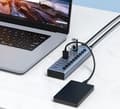 Pikkukuva 4 / 5: Philips USB3.0 -jakaja 7-porttinen laajennustelakointiasema Yksi hinaus seitsemän nopeaa HUB-keskitintä virtalähteellä