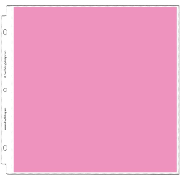 Plastfickor Doodlebug - Refill 12-pack - 12”x12”