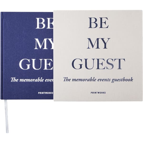 PRINTWORKS GUESTBOOK GREY/NAVY