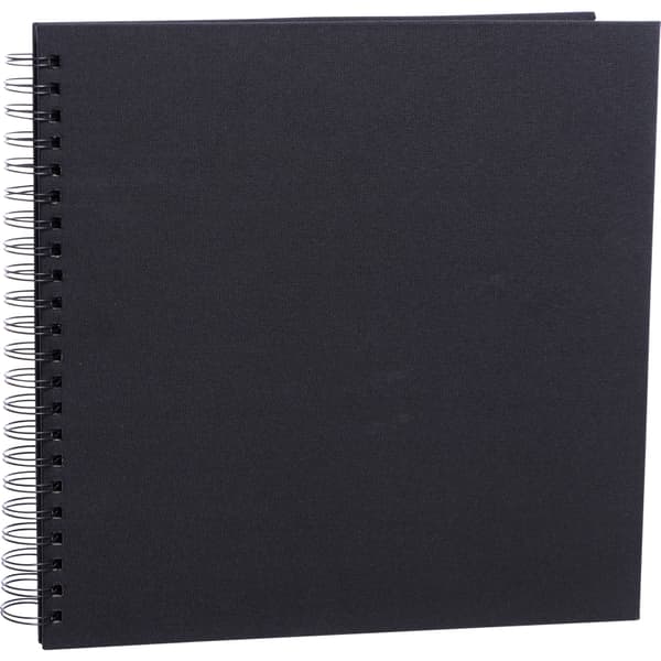 Focus Base Line Canvas Wire-O 30x30 Black w. Black Sheets