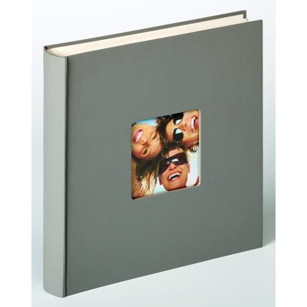 Fotoalbum - AC-DÉCO - Fun Memo - 200 bilder - 10x15 cm - Grått vinylomslag