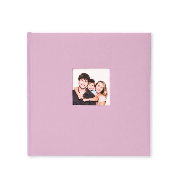 Traditionellt fotoalbum 24X24Cm 40 sidor Rosa 14