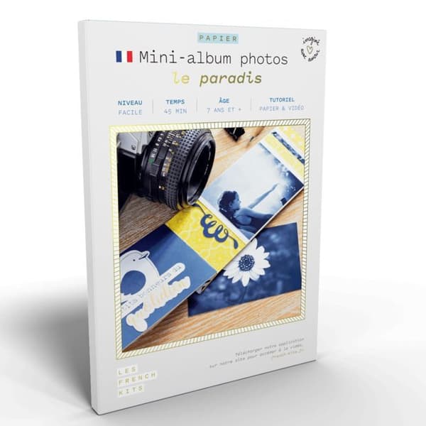 Mini-albumfoton - Les French Kits - Le paradis - Multikolor - Papper - 18 x 13 x 0,5 cm