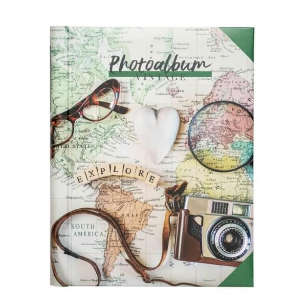 Fotoalbum - Grupo Erik - Vintage Travel - 30 sidor - 24x32cm - Svart