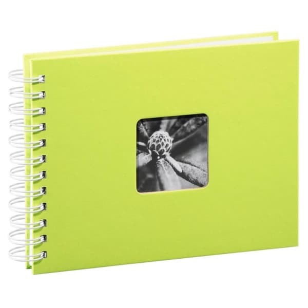 Hama Spiral Album Fine Art 24 X 17 Cm 50 White Pages Kiwi