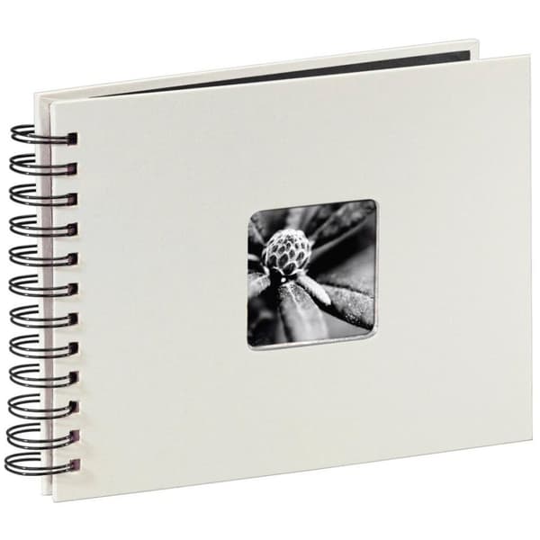 Hama Spiral Album Fine Art 24 X 17cm 50 Black Pages Chalk