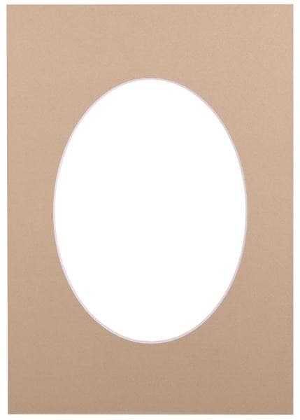 Passepartout 21x29.7, sandstone oval