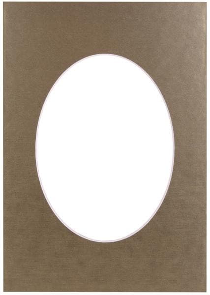 Passepartout 21x29.7, golden oval