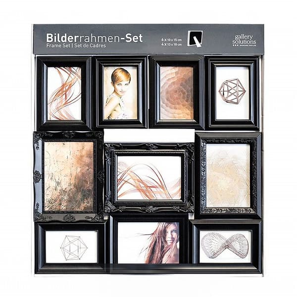 Nielsen Design 10 Piece Ornament Set Resin Photo Frame Sort