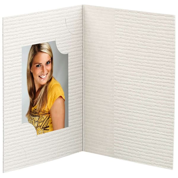 Daiber Matta Folder Passport Photograph 3 Sizes Grå,Vit