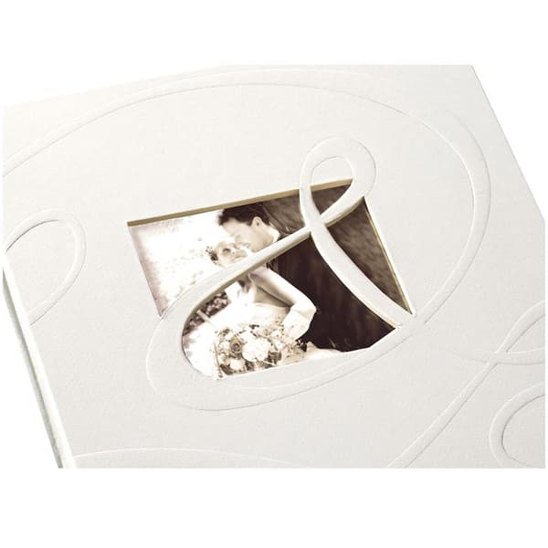 Walther Sidor Bokbundet Bröllopsfotoalbum Ti Amo 28x30.5 Cm 60 Vit