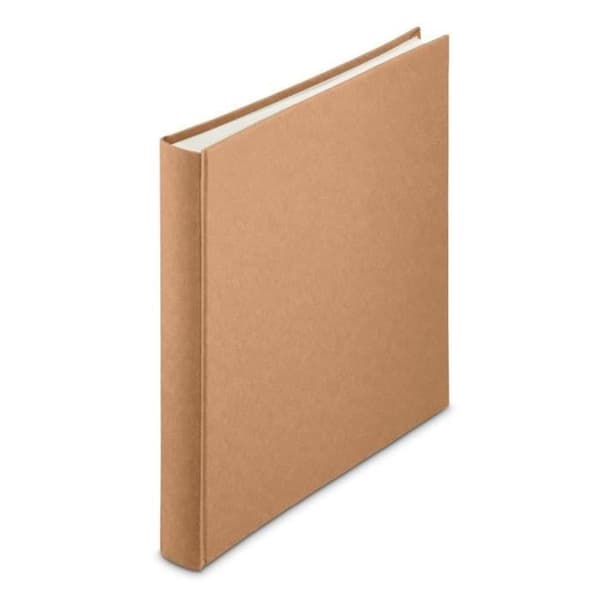 Fotobok - Brun - 30 x 30 cm - 80 sidor - Kraftpapper - Bambu papper
