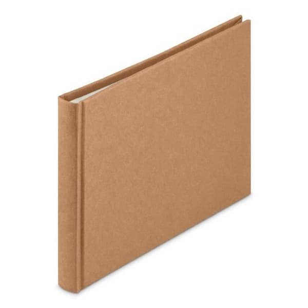 Fotoalbum - Marron - 24 x 17 cm - 36 vita sidor - Kraftpapper - Bamboopapper
