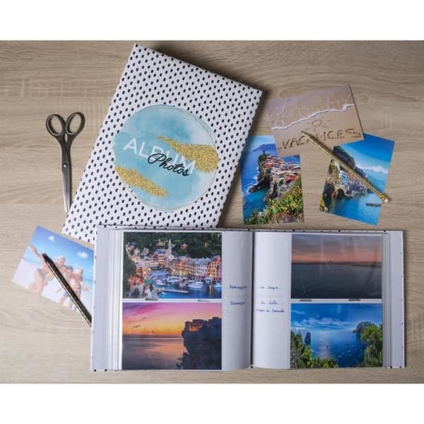 Fotoalbum med fickor 300 bilder 10x15cm - Visuellt
