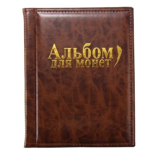 TEMPSA Professional Coin Collection Lagringsbokalbum för 200 st Mynt Portable Brown
