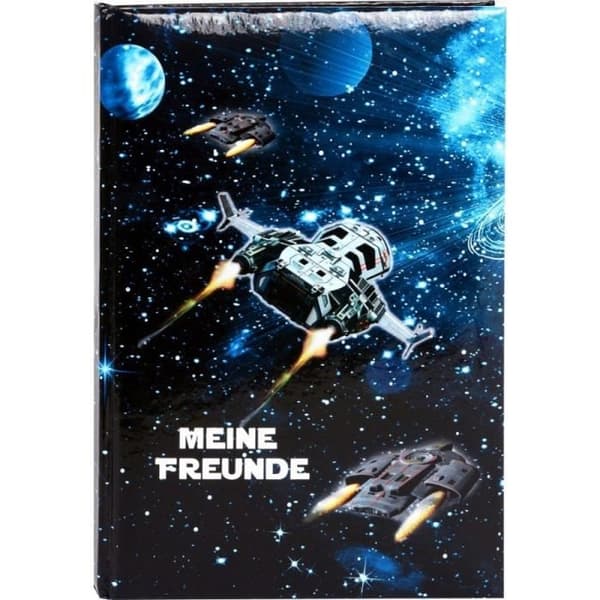 GOLDBUCH AMIS BOK, RYMDSKAP, A5, 72A SIDOR ILLUSTRERADE I PLAS